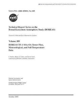 Book cover for Boreas Tf-1 Ssa-OA Tower Flux, Meteorological, and Soil Temperature Data