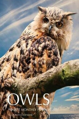 Cover of Owls Pocket Monthly Planner 2017