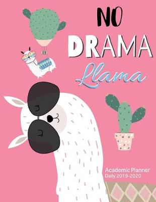 Book cover for Academic Planner Daily 2019-2020 No Drama Llama