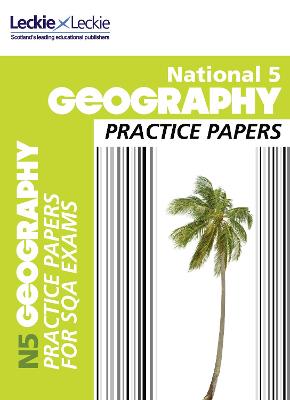 Book cover for National 5 Geography Practice Papers for SQA Exams