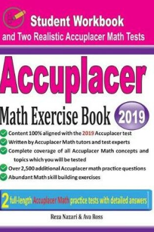 Cover of Accuplacer Math Exercise Book