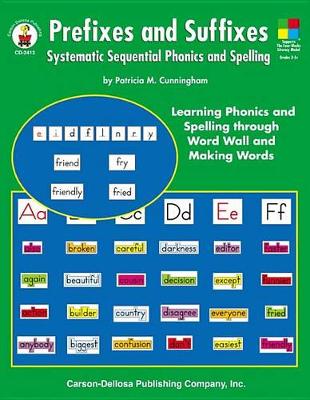 Cover of Prefixes and Suffixes, Grades 3 - 8