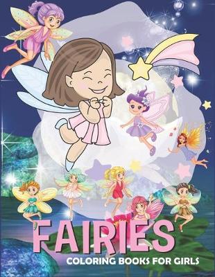 Book cover for Fairies Coloring Books for Girls
