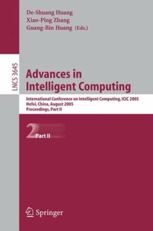 Cover of Advances in Intelligent Computing