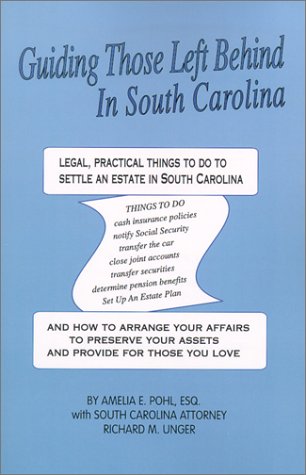 Book cover for Guiding Those Left Behind in South Carolina