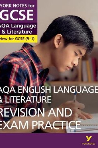 Cover of AQA English Language and Literature Revision and Exam Practice: York Notes for GCSE everything you need to catch up, study and prepare for and 2023 and 2024 exams and assessments