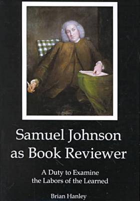 Book cover for Samuel Johnson as Book Reviewer