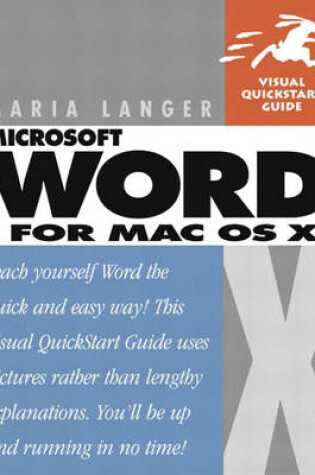 Cover of Word X for Mac OS X