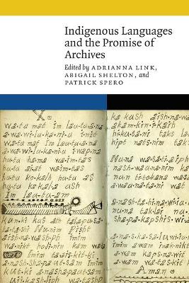 Book cover for Indigenous Languages and the Promise of Archives