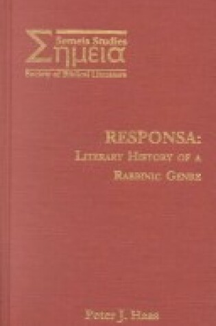 Cover of Responsa