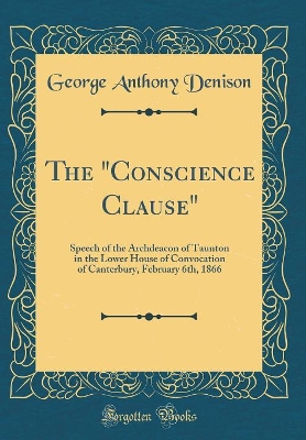 Book cover for The Conscience Clause