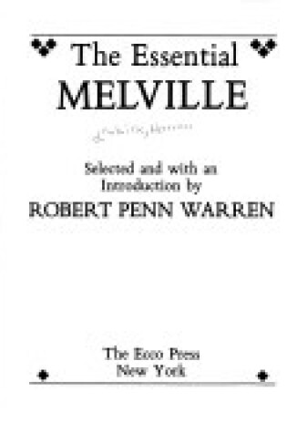 Cover of The Essential Melville