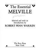 Book cover for The Essential Melville