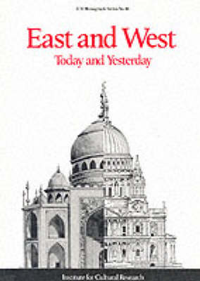 Book cover for East and West Today and Yesterday