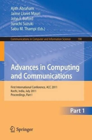 Cover of Advances in Computing and Communications