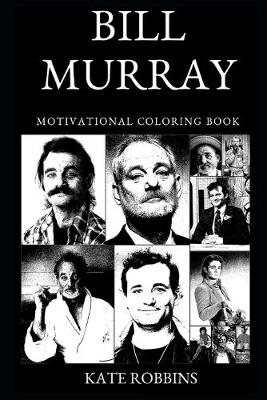 Cover of Bill Murray Motivational Coloring Book