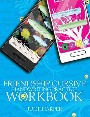 Book cover for Friendship Cursive Handwriting Practice Workbook