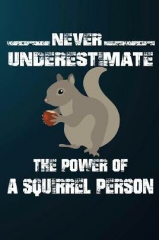 Cover of Never Underestimate The Power Of A Squirrel Person