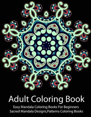 Book cover for Easy Mandala Coloring Books