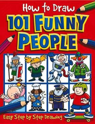 Book cover for How to Draw 101 Funny People