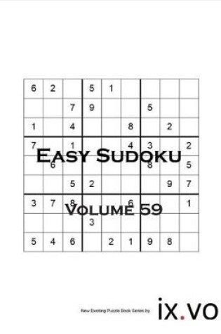 Cover of Easy Sudoku Volume 59