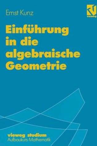 Cover of Einfuhrung in fie Algebraische Geometrie