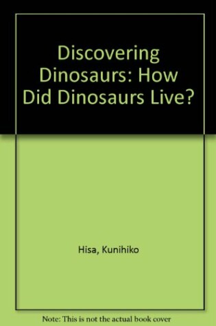 Cover of Discovering Dinosaurs