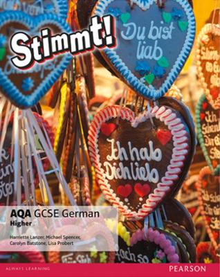 Book cover for Stimmt! AQA GCSE German Higher Student Book