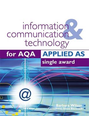 Book cover for ICT for AQA Applied AS Single Award