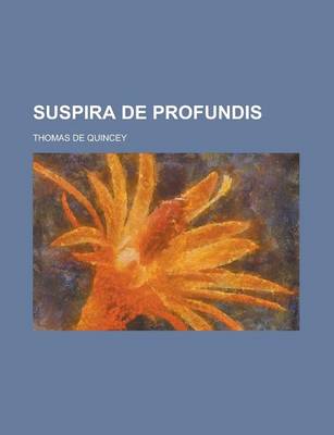 Book cover for Suspira de Profundis