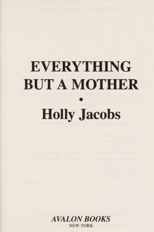 Cover of Everything But a Mother