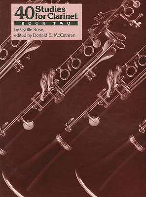 Cover of 40 Studies for Clarinet, Book 2