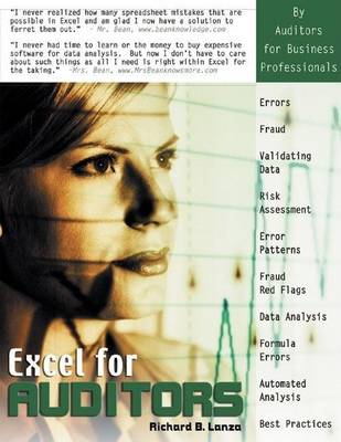 Book cover for Excel for Auditors: Audit Spreadsheets Using Excel 97 Through Excel 2007