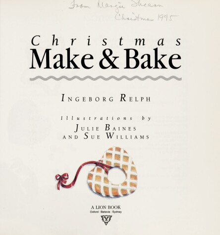 Book cover for Christmas Make and Bake