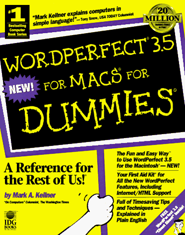 Book cover for Wordperfect 3.5 for Macs for Dummies