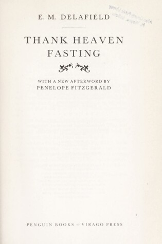 Cover of Delafield E.M. : Heaven Fasting (Vmc)