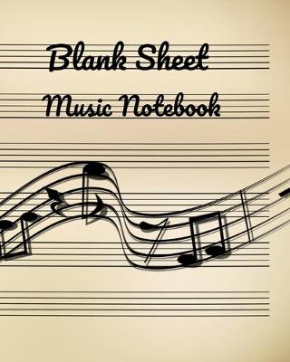 Book cover for Blank Sheet Music Notebook