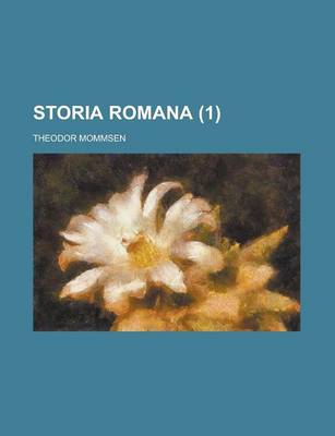Book cover for Storia Romana (1)