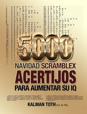 Book cover for 5000 Navidad Scramblex Acertijos Para Aumentar Su IQ