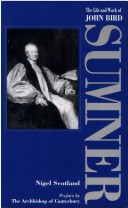 Book cover for The Life and Work of John Bird Sumner