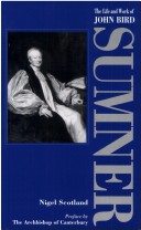 Cover of The Life and Work of John Bird Sumner