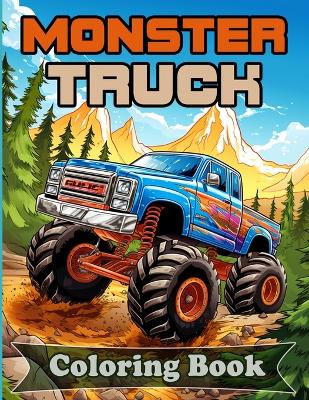 Book cover for Monster Truck Coloring Book