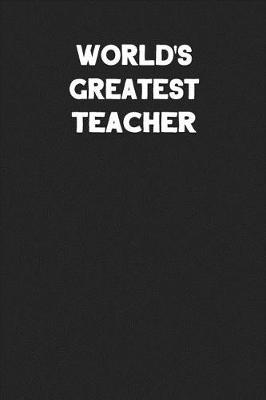 Book cover for World's Greatest Teacher