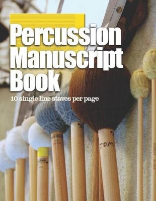 Book cover for Percussion Manuscript Book