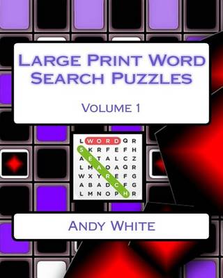 Book cover for Large Print Word Search Puzzles Volume 1