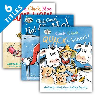 Book cover for Doreen Cronin: Click, Clack and More Set 2 (Set)