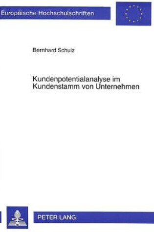 Cover of Kundenpotentialanalyse Im Kundenstamm Von Unternehmen