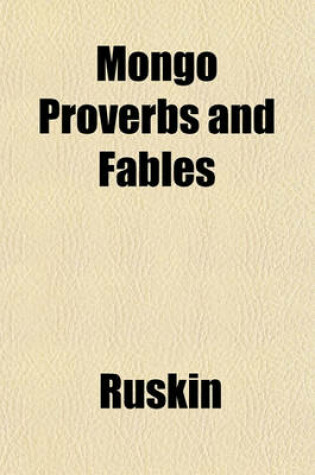 Cover of Mongo Proverbs and Fables