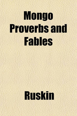 Book cover for Mongo Proverbs and Fables