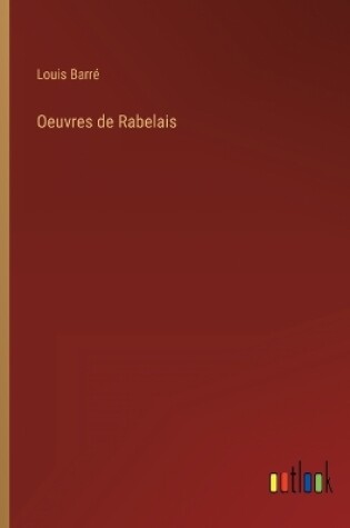 Cover of Oeuvres de Rabelais